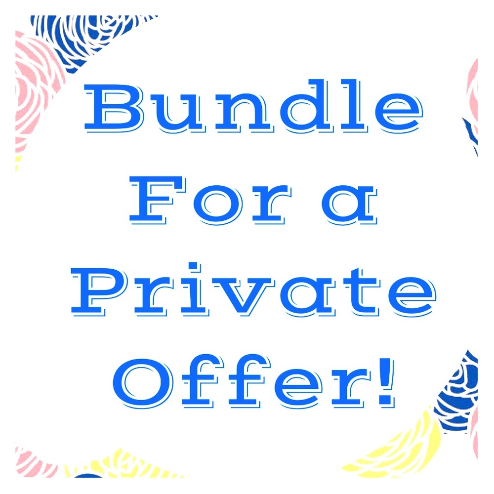 Currently 25% off when u bundle 2 or more items!